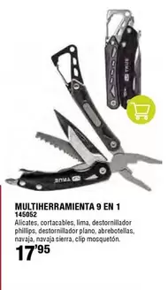 Oferta de Sierra - Multiherramienta 9 En 1 por 17,95€ en ferrOkey