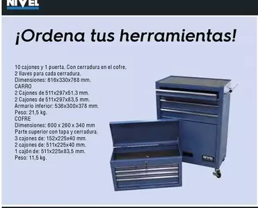 Oferta de I Ordena Tus Herramientas! por 249€ en ferrOkey