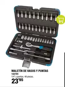 Oferta de Maletín De Vasos Y Puntas por 23,95€ en ferrOkey