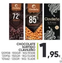 Oferta de Clavileño - Chocolate Surtido por 1,95€ en Family Cash