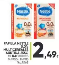 Oferta de Nestlé - Papilla Multicereales Surtida por 2,49€ en Family Cash