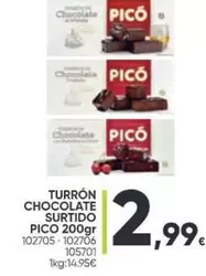 Oferta de Pico - Turrón Chocolate Surtido por 2,99€ en Family Cash