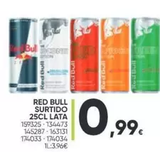 Oferta de Red Bull -  Surtido por 0,99€ en Family Cash