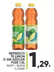 Oferta de Fuze - Refresco Te Limon O Sin Azucar por 1,29€ en Family Cash