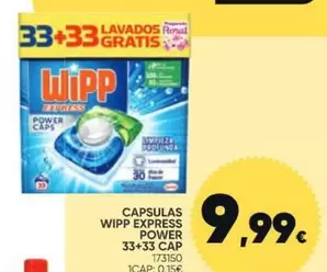 Oferta de Wipp - Capsulas  Express Power por 9,99€ en Family Cash