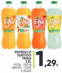 Oferta de Trina - Refresco Surtido por 1,29€ en Family Cash