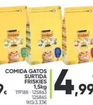 Oferta de Purina - Comida Gatos Surtida Friskies por 4,99€ en Family Cash