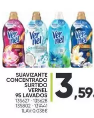 Oferta de Vernel - Suavizante Concentrado por 3,59€ en Family Cash