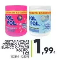 Oferta de Blanco - Quitamanchas Oxigeno Activo  O Color por 1,99€ en Family Cash