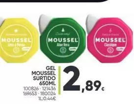 Oferta de Moussel - Gel Surtido por 2,89€ en Family Cash