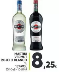 Oferta de Martini - Vermut Rojo O Blanco por 8,25€ en Family Cash