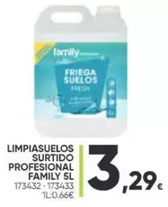 Oferta de Fresh - Limpiasuelos Surtido Profesional por 3,29€ en Family Cash