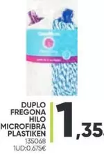 Oferta de Plastiken - Duplo Fregona Hilo Microfibra por 1,35€ en Family Cash