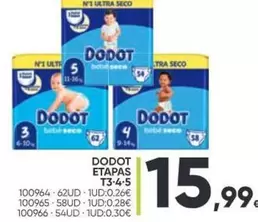 Oferta de Dodot -  Etapas por 15,99€ en Family Cash