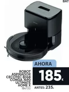 Oferta de Cecotec - Robot  Cecotec Conga 7490 Ultimate Home X por 185€ en Family Cash