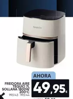 Oferta de Sollana - Freidora Aire Tequio 7l por 49,95€ en Family Cash