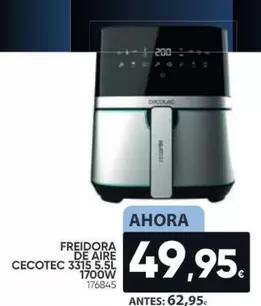 Oferta de Cecotec - Freidora De Aire por 49,95€ en Family Cash