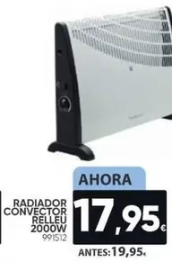 Oferta de Relleu - Radiador Convector 2000w por 17,95€ en Family Cash