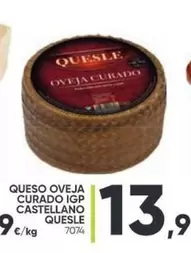 Oferta de Quesle - Queso Oveja Curado Igp Castellano por 13,99€ en Family Cash