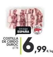 Oferta de Duroc - Costilla De Cerdo Duroc por 6,99€ en Family Cash