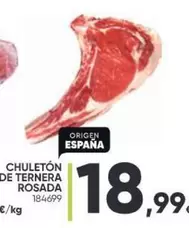 Oferta de Origen - Chuletón De Ternera Rosada por 18,99€ en Family Cash