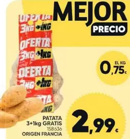 Oferta de Origen - Patata Gratis por 2,99€ en Family Cash