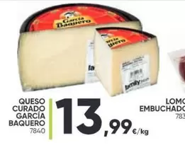 Oferta de García Baquero - Queso Curado Garcia Baquero por 13,99€ en Family Cash