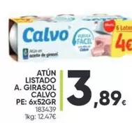 Oferta de Calvo - Atun Listado A. Girasol por 3,89€ en Family Cash