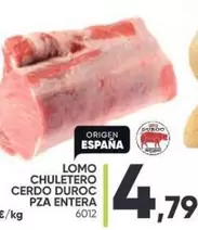 Oferta de Origen - Lomo Chuletero Cerdo Duroc por 4,79€ en Family Cash