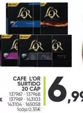 Oferta de Cafe L'Or - Cafe Surtido 20 Cap por 6,99€ en Family Cash