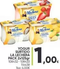 Oferta de La Lechera - Yogur Surtido por 1€ en Family Cash