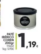 Oferta de Coren - Pate Iberico por 1,19€ en Family Cash