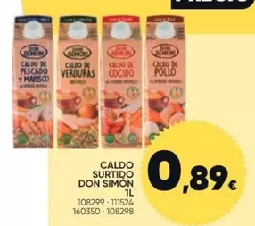 Oferta de Don Simón - Caldo Surtido por 0,89€ en Family Cash