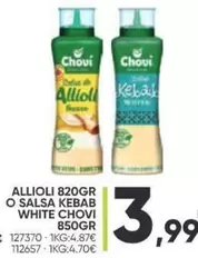 Oferta de Chovi - Allioli 820gr O Salsa Kebab White Chovi por 3,99€ en Family Cash