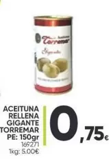 Oferta de Torremar - Aceituna Rellena Gigante por 0,75€ en Family Cash