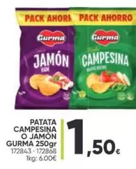 Oferta de Gurma - Patata Campesina O Jamon por 1,5€ en Family Cash