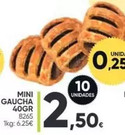 Oferta de 40gr - Mini Gaucha por 2,5€ en Family Cash