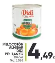 Oferta de Didi - Melocoton Almibar por 4,49€ en Family Cash