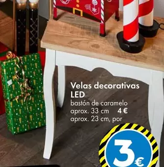 Oferta de Caramelo - Velas Decorativas por 3€ en TEDi