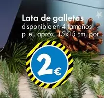 Oferta de Lata De Galletas por 2€ en TEDi