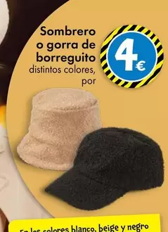 Oferta de Blanco - Sombrero O Gorra De Borreguito por 4€ en TEDi