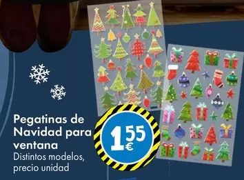 Oferta de Pegatinas De Navidad Para Ventana por 1,55€ en TEDi