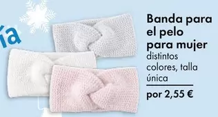 Oferta de Banda Para El Pelo Para Mujer por 2,55€ en TEDi