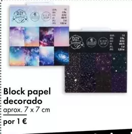 Oferta de Block -  Papel Decorado por 1€ en TEDi