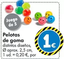 Oferta de Pelotas De Goma por 1€ en TEDi