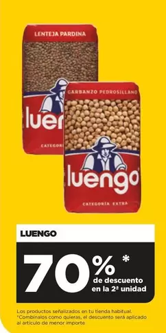 Oferta de Luengo - 70% De Descuento En La 2 Unidad en Alimerka