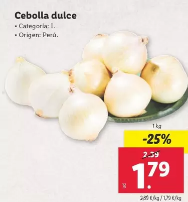 Oferta de Origen - Cebolla Dulce por 1,79€ en Lidl