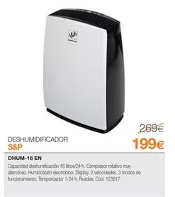 Oferta de S&P - Deskhumidificador por 199€ en Expert