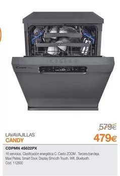 Oferta de Candy - Lavavajillas por 479€ en Expert