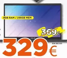 Oferta de Ram - Portatil E510ka-ej610w N4500 por 329€ en Expert